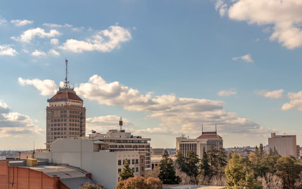 Downtown Fresno skyline