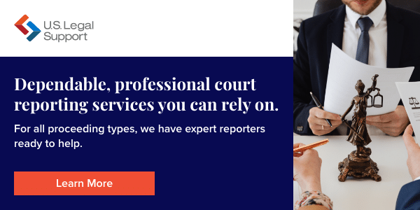 Dependable, professional court reporting services you can rely on. Learn more!