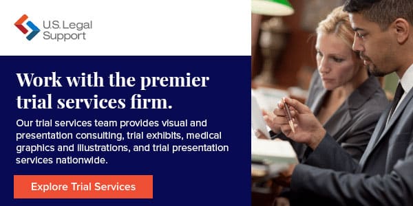 Work with the premier trial services firm. Explore trial services!