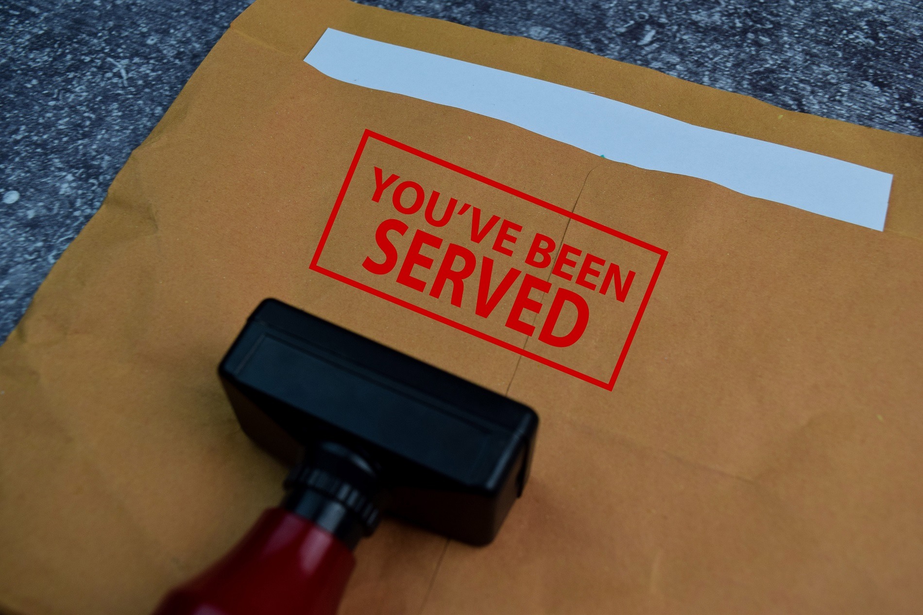 You've been served